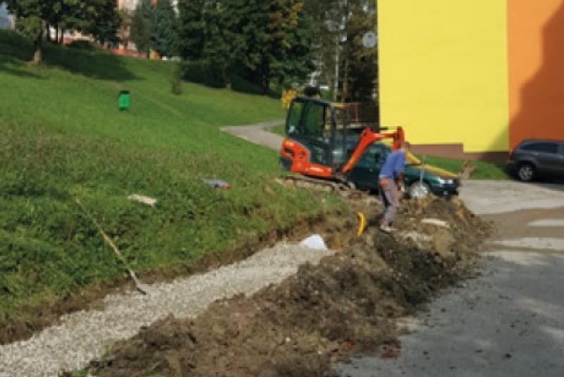 Odvodnenie na sídlisku Žarec